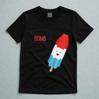 My Dad Is The Bomb Pop Funny Icecream Popsicle Summer T-Shirt
