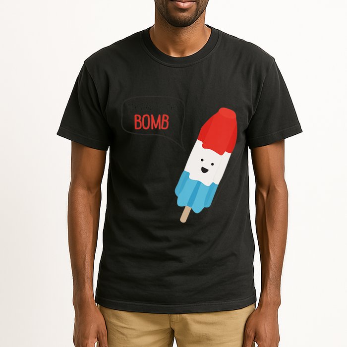 My Dad Is The Bomb Pop Funny Icecream Popsicle Summer Tall T-Shirt