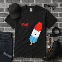 My Dad Is The Bomb Pop Funny Icecream Popsicle Summer Tall T-Shirt