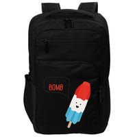 My Dad Is The Bomb Pop Funny Icecream Popsicle Summer Impact Tech Backpack