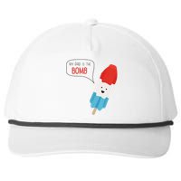 My Dad Is The Bomb Pop Funny Icecream Popsicle Summer Snapback Five-Panel Rope Hat