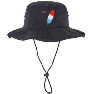 My Dad Is The Bomb Pop Funny Icecream Popsicle Summer Legacy Cool Fit Booney Bucket Hat