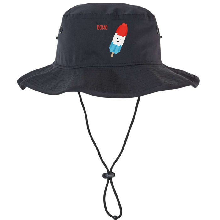 My Dad Is The Bomb Pop Funny Icecream Popsicle Summer Legacy Cool Fit Booney Bucket Hat