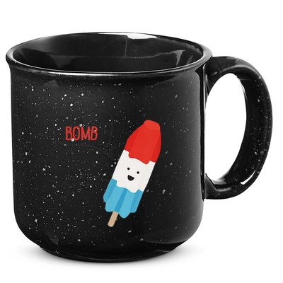 My Dad Is The Bomb Pop Funny Icecream Popsicle Summer 15oz Campfire Ceramic Mug