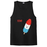 My Dad Is The Bomb Pop Funny Icecream Popsicle Summer PosiCharge Competitor Tank