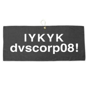 Mark Davis Iykyk Dvscorp08 Large Microfiber Waffle Golf Towel