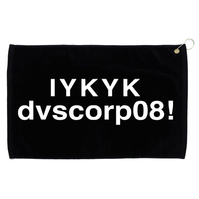 Mark Davis Iykyk Dvscorp08 Grommeted Golf Towel