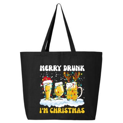 Merry Drunk IM Christmas Cool Gift 25L Jumbo Tote