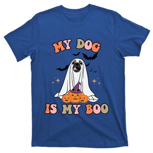 My Dog Is My Boo Cute Boho Halloween Funny Gift T-Shirt