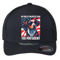 My Dog Is Smarter Than The President  My Dog Is Smarter Than Biden Flexfit Unipanel Trucker Cap