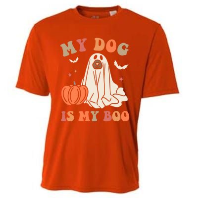 My Dog Is My Boo Halloween Dog Ghost Costume Trick Or Treat Great Gift Cooling Performance Crew T-Shirt