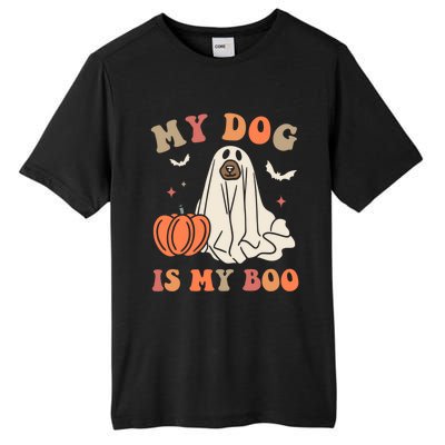 My Dog Is My Boo Halloween Dog Ghost Costume Trick Or Treat Great Gift Tall Fusion ChromaSoft Performance T-Shirt