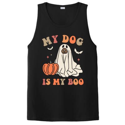 My Dog Is My Boo Halloween Dog Ghost Costume Trick Or Treat Great Gift PosiCharge Competitor Tank