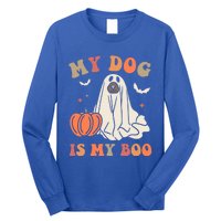 My Dog Is My Boo Halloween Dog Ghost Costume Trick Or Treat Great Gift Long Sleeve Shirt