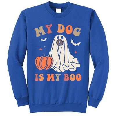 My Dog Is My Boo Halloween Dog Ghost Costume Trick Or Treat Great Gift Sweatshirt