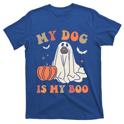 My Dog Is My Boo Halloween Dog Ghost Costume Trick Or Treat Great Gift T-Shirt