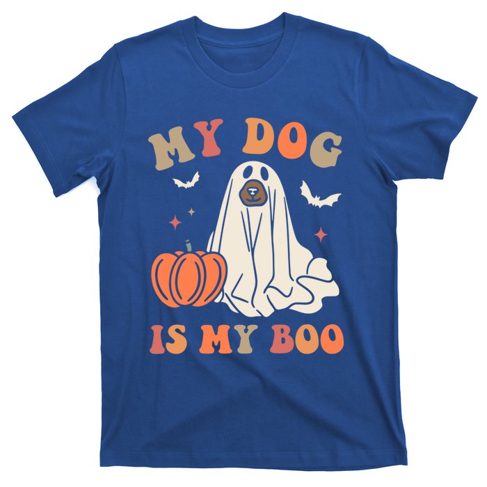 My Dog Is My Boo Halloween Dog Ghost Costume Trick Or Treat Great Gift T-Shirt