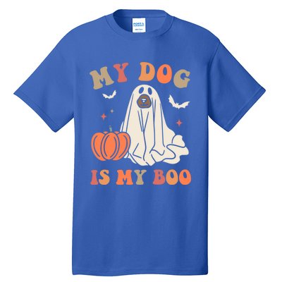 My Dog Is My Boo Halloween Dog Ghost Costume Trick Or Treat Great Gift Tall T-Shirt