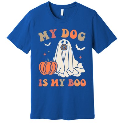 My Dog Is My Boo Halloween Dog Ghost Costume Trick Or Treat Great Gift Premium T-Shirt