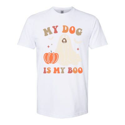 My Dog Is My Boo Halloween Dog Ghost Costume Trick Or Treat Great Gift Softstyle CVC T-Shirt