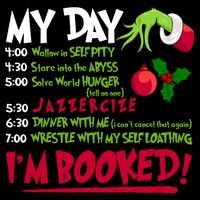 My Day Im Booked Funny Christmas Holiday Impact Tech Backpack