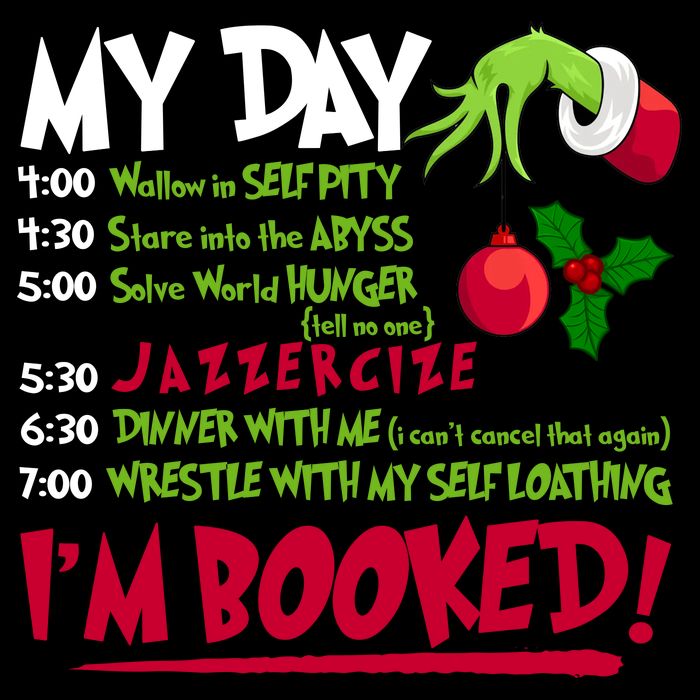 My Day Im Booked Funny Christmas Holiday Impact Tech Backpack