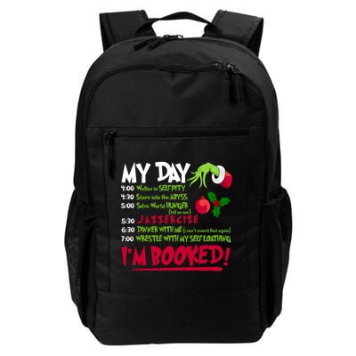 My Day Im Booked Funny Christmas Holiday Daily Commute Backpack