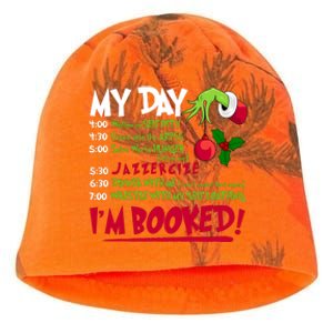 My Day Im Booked Funny Christmas Holiday Kati - Camo Knit Beanie