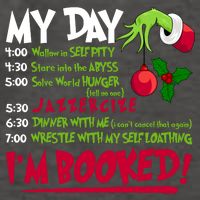 My Day Im Booked Funny Christmas Holiday Vector Backpack