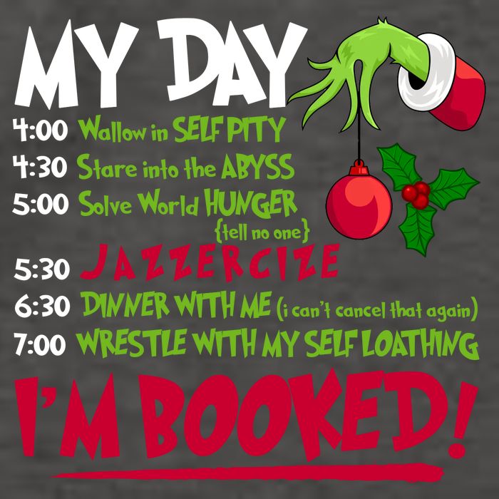 My Day Im Booked Funny Christmas Holiday Vector Backpack