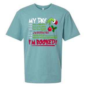 My Day Im Booked Funny Christmas Holiday Sueded Cloud Jersey T-Shirt