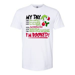 My Day Im Booked Funny Christmas Holiday Softstyle CVC T-Shirt