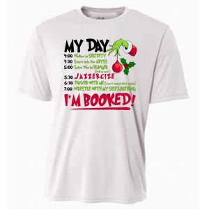 My Day Im Booked Funny Christmas Holiday Cooling Performance Crew T-Shirt