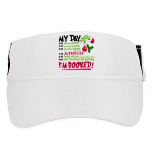 My Day Im Booked Funny Christmas Holiday Adult Drive Performance Visor