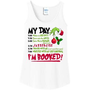 My Day Im Booked Funny Christmas Holiday Ladies Essential Tank