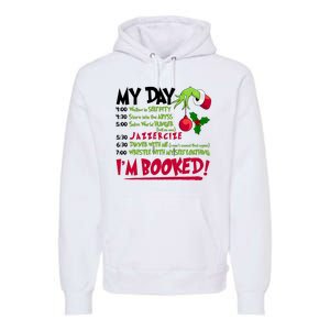 My Day Im Booked Funny Christmas Holiday Premium Hoodie