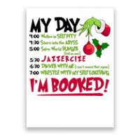 My Day Im Booked Funny Christmas Holiday Poster