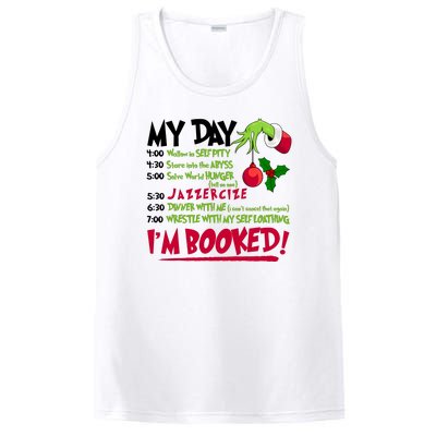 My Day Im Booked Funny Christmas Holiday PosiCharge Competitor Tank