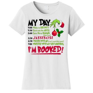 My Day Im Booked Funny Christmas Holiday Women's T-Shirt