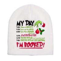 My Day Im Booked Funny Christmas Holiday Short Acrylic Beanie