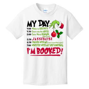 My Day Im Booked Funny Christmas Holiday Kids T-Shirt