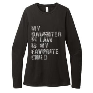 My Daughter In Law Is My Favorite Child Dad Father Day Womens CVC Long Sleeve Shirt