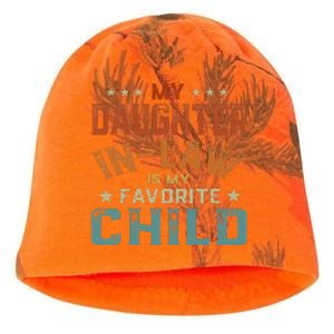 My Daughter In Law Is My Favorite Child Fathers Day In Law Kati - Camo Knit Beanie