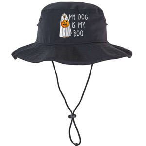 My Dog Is My Boo Halloween Funny Dog Owner Ghost Lover Gift Legacy Cool Fit Booney Bucket Hat