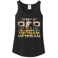 My Dad Is A Vietnam Veteran Ladies Essential Tank