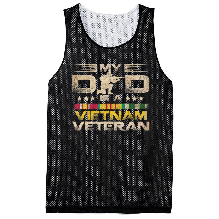 My Dad Is A Vietnam Veteran Mesh Reversible Basketball Jersey Tank