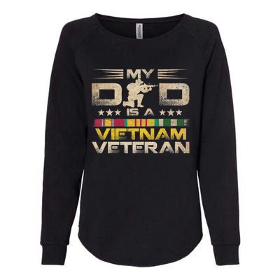 My Dad Is A Vietnam Veteran Womens California Wash Sweatshirt