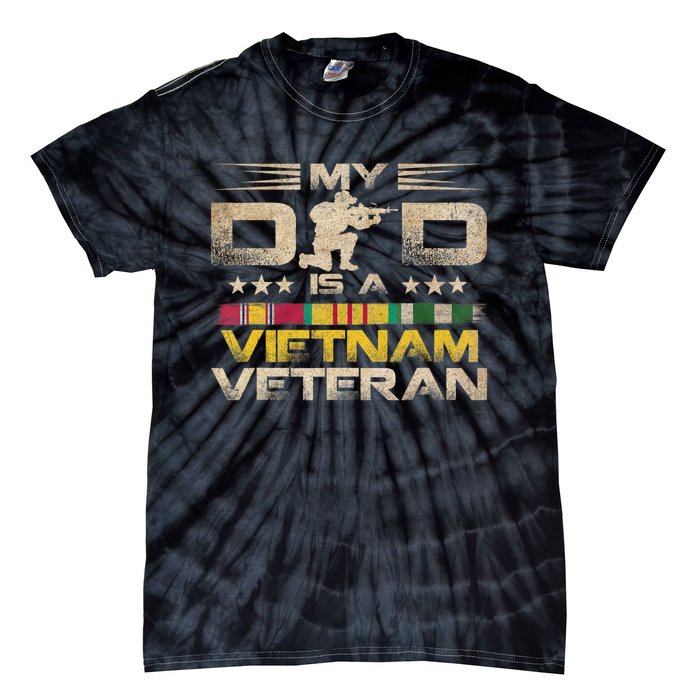 My Dad Is A Vietnam Veteran Tie-Dye T-Shirt