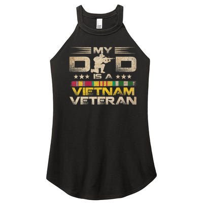 My Dad Is A Vietnam Veteran Women's Perfect Tri Rocker Tank