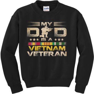 My Dad Is A Vietnam Veteran Kids Sweatshirt